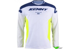 Kenny Track Force 2024 Cross shirt - Navy / Wit / Fluo Geel