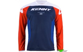 Kenny Track Force 2024 Cross shirt - Rood / Blauw