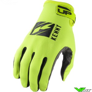 Kenny Up 2024 Motocross Gloves - Fluo Yellow