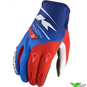 Kenny Track 2024 Youth Motocross Gloves - Navy / Red