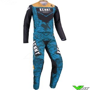 Kenny Performance Stone 2024 Motocross Gear Combo - Blue