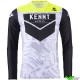 Kenny Performance Stone 2024 Motocross Gear Combo - White / Fluo Yellow