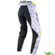 Kenny Performance Stone 2024 Motocross Gear Combo - White / Fluo Yellow