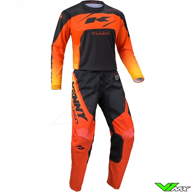 Kenny Track Focus 2024 Motocross Gear Combo - Orange