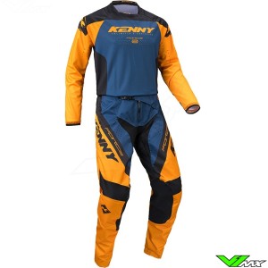 Kenny Track Force 2024 Motocross Gear Combo - Petrol