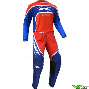 Kenny Track Focus 2024 Youth Motocross Gear Combo - Patriot