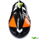 Pull In Race Master Motocross Helmet - Black / Fluo Yellow / Orange