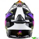 Pull In Race Youth Motocross Helmet - Multi / Black
