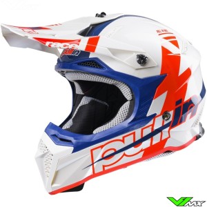 Pull In Race Youth Motocross Helmet - Patriot