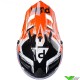 Pull In Trash Youth Motocross Helmet - Orange