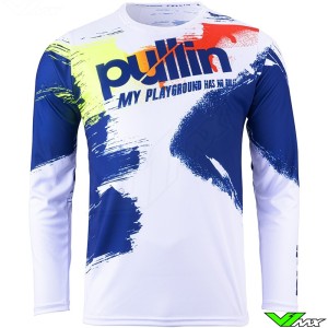 Pull In Challenger Trash 2024 Motocross Jersey - Navy / White