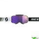 Scott Fury Crossbril - Zwart / Wit / Paars Chrome Lens