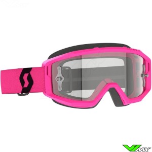 Scott Primal Motocross Goggle - Pink / Clear Lens