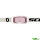 Scott Prospect Motocross Goggle - White / Amplifier Rose Lens