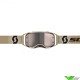 Scott Prospect Motocross Goggle - Beige / Brown / Silver Chrome Lens