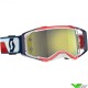 Scott Prospect Motocross Goggle - Red / White / Yello Chrome Lens