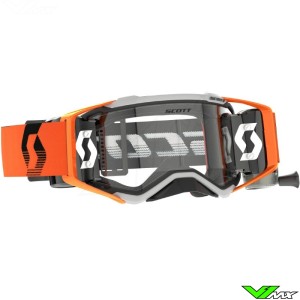 Scott Prospect WFS Motocross Goggles with Roll-off - Grey / Orange