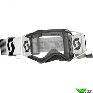 Scott Prospect WFS Motocross Goggles with Roll-off - Black / White