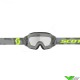 Scott Split OTG Crossbril - Grijs / Fluo Geel / Clear lens