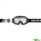 Scott Split OTG Motocross Goggle - Black / White / Clear Lens