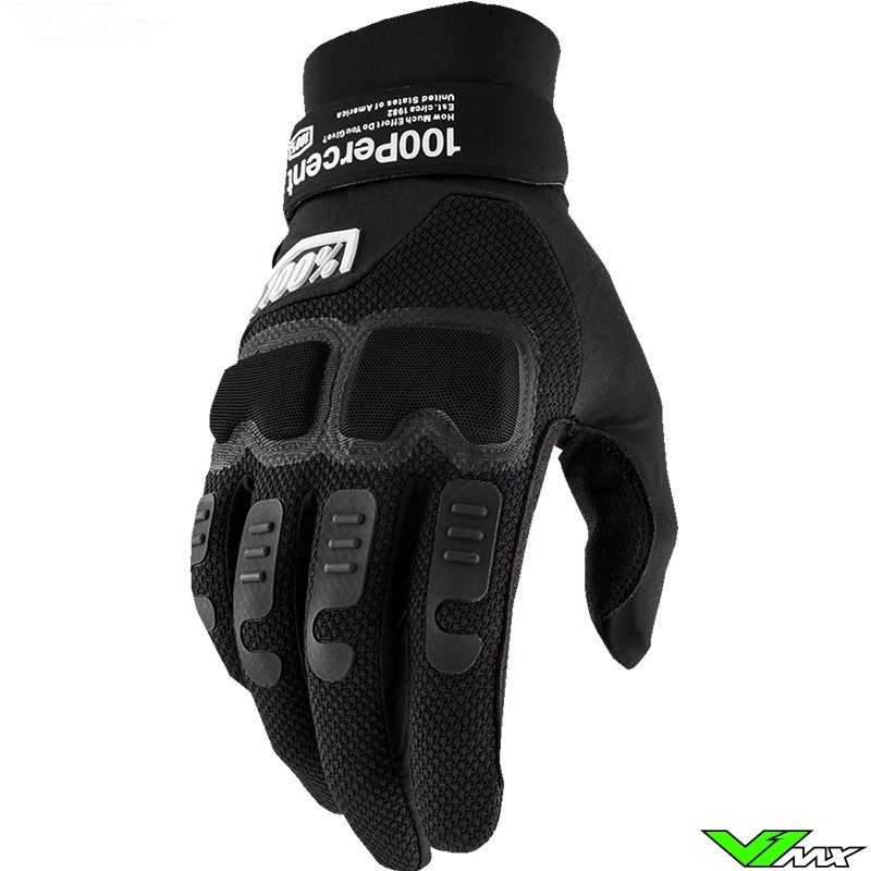Motocross Gloves 100% Langdale - Black