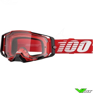 Motocross Goggle 100% Armega Red - Clear Lens