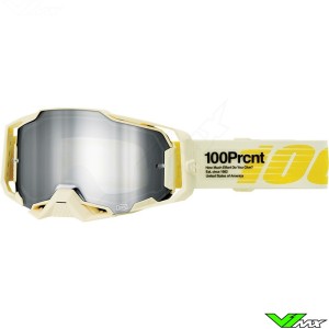 Motocross Goggle 100% Armega Barely - Silver Mirror Lens