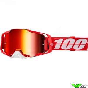 Motocross Goggle 100% Armega C-Bad - Red Mirror Lens
