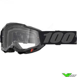 Motocross Goggle 100% Accuri 2 Black - Clear Lens