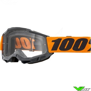 Motocross Goggle 100% Accuri 2 Orange - Clear Lens