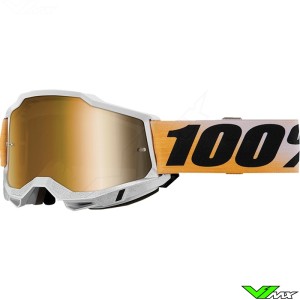 Motocross Goggle 100% Accuri 2 Shiv - Gold Mirror Lens