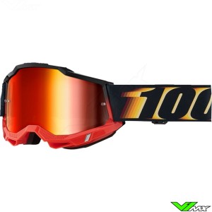 Motocross Goggle 100% Accuri 2 Stamino2 - Red Mirror Lens