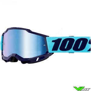 Crossbril 100% Accuri 2 Vaulter - Blauwe spiegellens