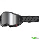 Motocross Goggle 100% Accuri 2 Black - Silver Mirror Lens
