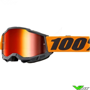 Motocross Goggle 100% Accuri 2 Orange - Red Mirror Lens