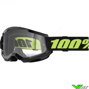 Motocross Goggle 100% Strata 2 Solar Eclipse - Clear Lens