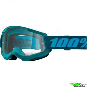 Motocross Goggle 100% Strata 2 Stone - Clear Lens