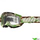 Motocross Goggle 100% Strata 2 War Camo - Clear Lens