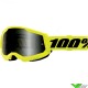 Crossbril 100% Strata 2 Zand Neon Geel - Donkere lens