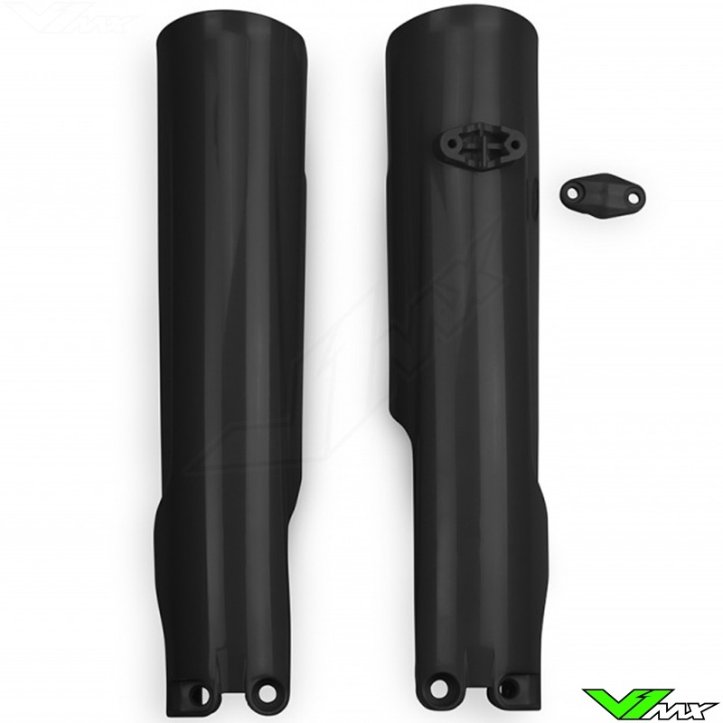 UFO Lower Fork Guards Black - Husqvarna