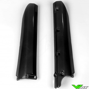 UFO Lower Fork Guards Black - Yamaha YZ85