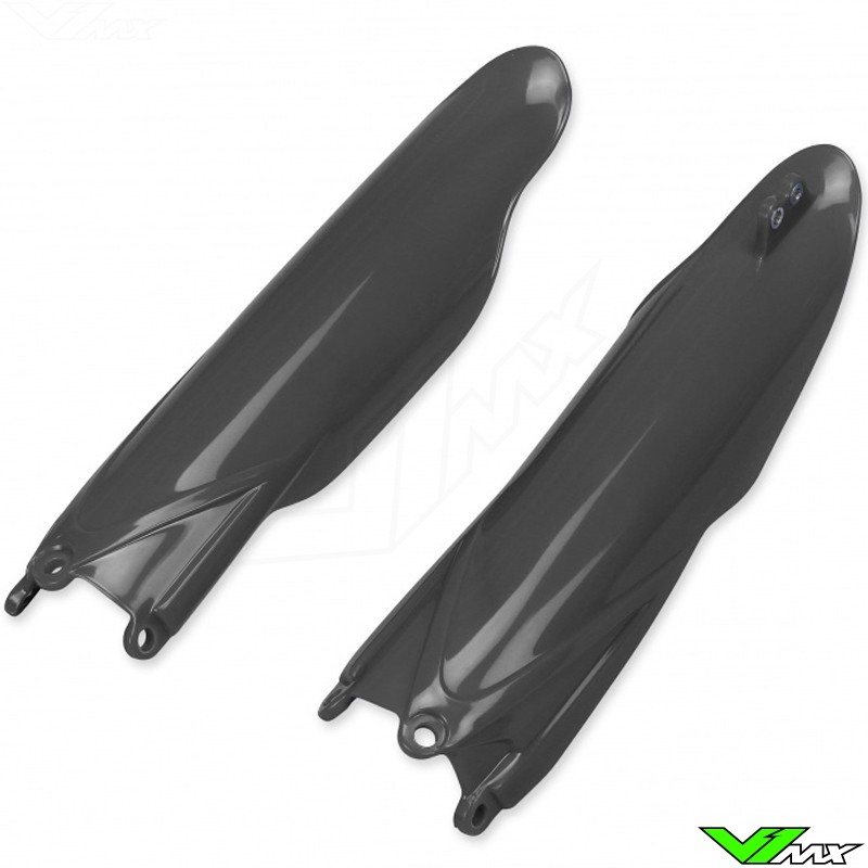 UFO Lower Fork Guards Grey - Yamaha YZ125 YZ250 YZF250 YZF450