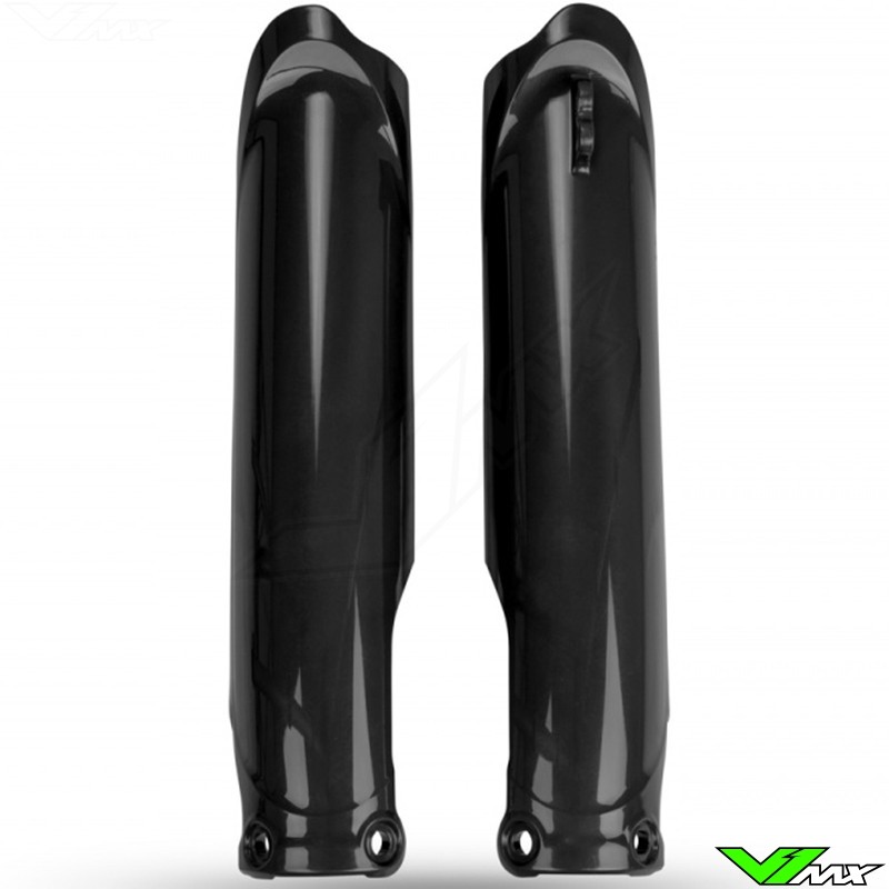 UFO Lower Fork Guards Black - Yamaha YZF250 YZF450