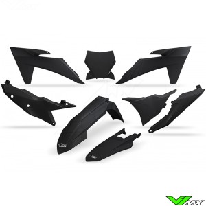 UFO Plastic Kit Black - KTM 125SX 250SX 250SX-F 300SX 350SX-F 450SX-F