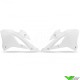 UFO Radiator Shrouds White - Kawasaki KX85