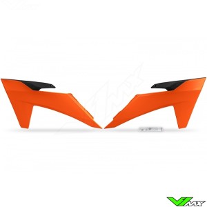 UFO Radiator Shrouds Orange - KTM
