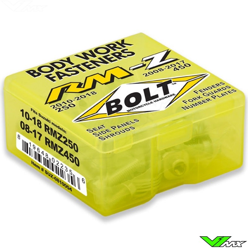 BOLT Boutenset voor Plastics - Suzuki RMZ250 RMZ450