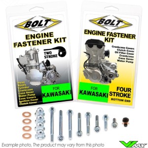 BOLT Boutenset voor Motorblok - Kawasaki KX80 KX85 KX100