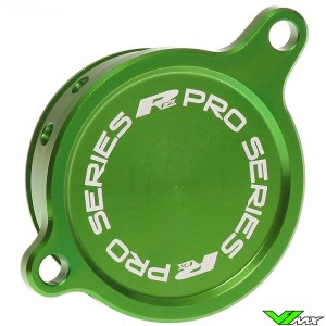 RFX Pro Oil Filter Cover Green - Kawasaki KXF450
