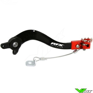 RFX Pro Brake Pedal Flexi Tip Black / Orange - KTM